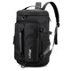 Qbily travel fitness bag for men and women short-distance travel luggage student storage bag for large capacity to be produced and wet and dry separation Haze blue丨Multifunctional wet and dry separation bag