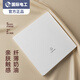 TEP International Electrician 86 Cream Switch Socket Household Large Board Matte Skin Female Sense Five-hole USB Dual Control Air Conditioning Panel Ultra-thin Milk White Five-hole Socket (Sample Price is limited to one piece)