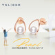 TSL Xie Ruilin (TSL) 18K gold pearl earrings women's geometric color gold earrings BD010