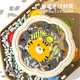 
Yunya Children's Toy Hand-Shaped Drum Early Education Infant Music Drum Orff Hand-Ringing Percussion Instrument Hand-Shaped Drum [Cute Deer Style]