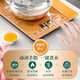 KAMJOVE bottom fully automatic electric kettle tea table kettle boiling water and heat preservation all-in-one machine fully automatic constant temperature H9 champagne gold 20x37cm 1 piece