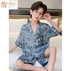 
Modal boys ice silk pajamas summer 2023 new children's short-sleeved home clothing Internet celebrity big boys summer air conditioning clothing