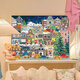 Galison Winter Lights Рождественские Diy цифровой масляной картины раскраски ручной подарок в стиле стиль высокий вид декоративная живопись висящая живопись QX15847 30*40 см толщиной твердое дерево внутренняя рама + изысканная внешняя рама (