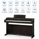 KAWAI KDP120 electric piano 88-key hammered key-by-key sound Kawai adult electronic digital piano keyboard instrument KDP120GR complete set + piano stool gift package