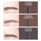 Face Shop Wild Eyebrow Waterproof, Sweatproof, Long-lasting Double-Headed Automatic Smooth Eyebrow Pencil 0.3g 02 Gray Brown Popular Makeup Gift