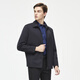 YOUNGOR Single Jacket Men's Lapel Single Jacket Fashion Business Casual Men's Top Jacket VJJK429964FQA Navy Blue L 175/96A