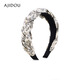 AJIDOU Ajidou headband, same style in offline mall, elegant floral wide headband, birthday gift for girlfriend, wife
