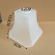 Temphe à lampe à lampe en verre givré