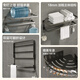 JD.com Anti-Gravity-Serie Klappende Badetuchregal ohne Stanzen und Trocknen von Handtuchregal ohne Nageln von Bad Badezimmer Wand Hanging Rack