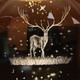 Tatanice Crystal Ball Ornament Desktop Noche Lámpara Girl Deer Glass Ball Children Children Girl, abierta el regalo del día del estudiante