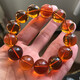 Dingfei Myanmar Amber 18mm Water Purifying Blood Black Tea Bracelet Men Women Domineering Amber Beeswax Picture Color