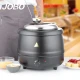 Jubo JOBO Electronic Warming Soup Pot 13L Increased Capacity Insulation Pot Insulation Furnace Pan Buffet Supplies Black Painted TBTK13