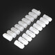 Philgu plastic embedded nut expansion tube furniture wardrobe cabinet hinge M4 self-tapping screw with row of rubber plugs white bullet-shaped embedded nut = 100 pcs quantity