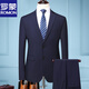 ROMON Men's Suit Slim Jacket Small Suit Business Suit Student Work Interview Professional Wear Black Two Button Single Suit 185 Recommended 150-165 Jin Jin equals 0.5 kg