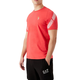 Emporio Armani EA7 Classic Letters Logo Print Männer lässige Kurzarm T-Shirt 3RPT03-231PJ3BZ1480 Orange Pink S