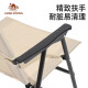 CAMELCROWN Camel Outdoor Folding Chair Wild Camping Chair Sketching Fishing Chair Camping Picnic Kermit Chair Table and Chair Equipment 174BAHD689-Winter Bamboo Green 53X57X74cm