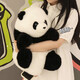 Yunya Panda Plüsch Spielzeuggeschenkbeutel Blume Puppe Schlaftkissen Mädchen und Kindergeburtstagsgeschenk sitzen 50 cm [Carton Shipping + Hand-In-Geschenkbox]