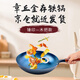 Jincun Zhangqiu wok iron wok round bottom household uncoated old-fashioned hammer-printed wooden handle 32cm has been opened