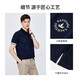 Navikel Italian dinghy men's cool breathable short-sleeved POLO shirt 1325524551 Navy Blue XL/52