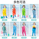 Shanye children's water play one-piece waders kindergarten waterproof clothes for catching the sea children's rain boots men and women fishing rain pants beach children's yellow overalls 24 yards/30 (shoe inner length 16cm)