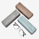 SHERY glasses box portable men's high-end feeling ins Japanese anti-pressure and anti-pressure female student myopia eye box storage box gray