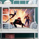 Carloland Avengers Poster Marvel Wandaufkleber Spider-Man Captain America Dekorieren Sie das Schlafsaal Extra Large Tapete FY (PP) 1484 Breite 160 cm 80 cm