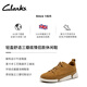 Clarks Trigenic series men and women same style light and comfortable three-petal bottom couples' board shoes casual sneakers brown - men's style 261807347 42