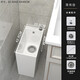 Yue Changsheng narrow long balcony mop pool extremely narrow small apartment bathroom wash mop pool narrow small household mop Z ZC-01+ wall faucet