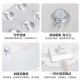Jenvia plafonnier Modified Wick Source Light Plate circulaire Énergie Énergie Économie Lumière Ménage de la lampe de remplacement de la lampe à haute résolution A9755W Changement de lumière à trois couleurs +
