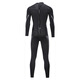 ZCCO new wetsuit one-piece men's 3mm warm and super elastic wear-resistant wet suit cold-proof wetsuit winter swimming suit SCR black 2XL