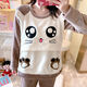 
Qingzhong Qiao coral velvet confinement clothes in winter thickened postpartum lactating women loose pajamas in autumn and winter breastfeeding home clothes 844 Cute little eagle M[85-105Jin[Jin equals 0.5 kg]]