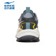 Hongxing Erke casual shoes men's rubber non-slip shock absorbing soft sole comfortable and versatile sports shoes men's shoes [Congjun] Carbon gray/Yunmu gray 42