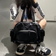 阿迪达斯 （adidas）三叶草运动休闲复古PU单肩斜挎手拎包JV9277 黑色JV9276