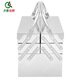 Qilu Anran stainless steel tool box three-layer folding hardware tool storage box multi-functional suitcase 460mm