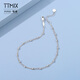 TTMIX platinum anklet women's PT950 round bead O-shaped chain double-layer simple platinum foot accessories summer versatile custom deposit please contact customer service for details