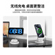GDGO二合一无线充电器MagSafe磁吸15W手机耳机桌面立式快充支架底座适用苹果iphone16/15/14兼容qi2