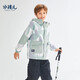 
SOUHAIT Children's Clothing Boys Plus Fleece Jacket Winter New Children's Fleece Three Windproof Wind Clothing Warm Top Galaxy Cobalt Blue SHRDND05CC753B56 105