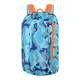 WELLHOUSE Backpack Outdoor Backpack Children's Student Bag Travel Bag Hiking Bag Men's and Women's Casual Bag Camouflage Blue