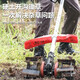 Wuyang Honda imported Honda King four-stroke high-power backpack gasoline lawn mower multi-functional weeding, loosening soil, ditching and land reclamation, mowing + high branch saw, the new sixth generation four-stroke backpack type imported mower