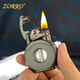 ZORRO kerosene lighter, rocker arm, visual transparent warehouse, creative retro men's gift lighter, Z686-002 transparent pearl nickel, 150 gift box set [color rations * 3+ accessories bag