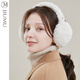 JIUMU women's earmuffs, earmuffs, earmuffs, foldable earmuffs, earmuffs, earmuffs, warm ear hats, winter earmuffs for women