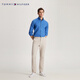 TOMMY HILFIGER [twill micro texture] Men's poplin business straight half elastic waist trousers casual trousers 32819 off-white AEV - straight version - poplin - normal shot 32 (2.5 feet)