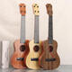 
ZKHE Children can play ukulele for beginners toys guitar early education music gift mini entry small 38 cm can play ukulele coffee color