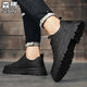Semir men's low-top Martin boots 2025 new sneakers business formal black leather shoes British casual commuting work shoes black 39 standard sports shoe size