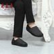 Lao Meihua sheep wool loafers winter home shoes warm and thickened comfortable non-slip fashionable soft sole black 41