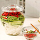 Sichuan kimchi muscular water 681g authentic homemade seasoning Shan Jiuxiang Laotan soaked sauerkraut, radish, pickled pepper, beans, sweet and sour flavor, compound seasoning 81g-3 bags (suitable for 3 Jin [Jin equals 0.5 kg]