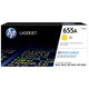 HP (HP) CF450A / 655A / Les cartouches de toner sont appropriées (M652 / M653 / M681 / M682 Modèles) CF452A CARTRIDGES DE TONER JAUNE 655A (10500 pages)