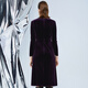 Aiteai Lapel Waist Asymmetric Slit Velvet Dress Autumn and Winter New Dinner Women's Clothing 7577213 Soft Purple 98 M 160