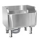 Stainless steel mop pool rectangular heightened anti-overflow mop pool mop pool household balcony wash mop sink thickened version 1000*410*550 leg height 15-17