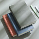 Faramon A5 verdicktes Notizbuch 736 Seiten A4 Hochwertiges weiches Leder Einfacher Notepad College-Studentenauszüge können angepasst werden A5-Blue [Blank 736 Seiten]